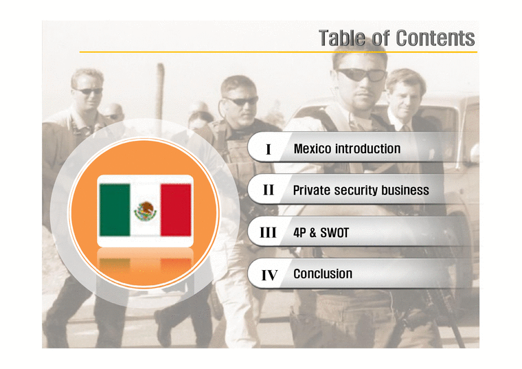 Mexico Private security business 경제경영