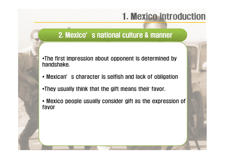 Mexico Private security business 경제경영