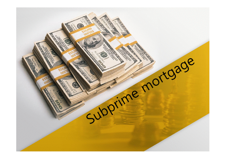 Subprime mortgage-1페이지