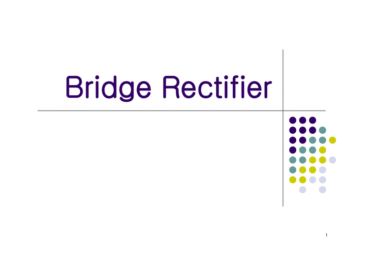 Bridge Rectifier-1페이지