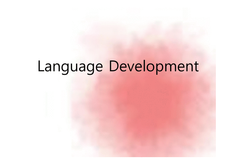 Language Development-1페이지
