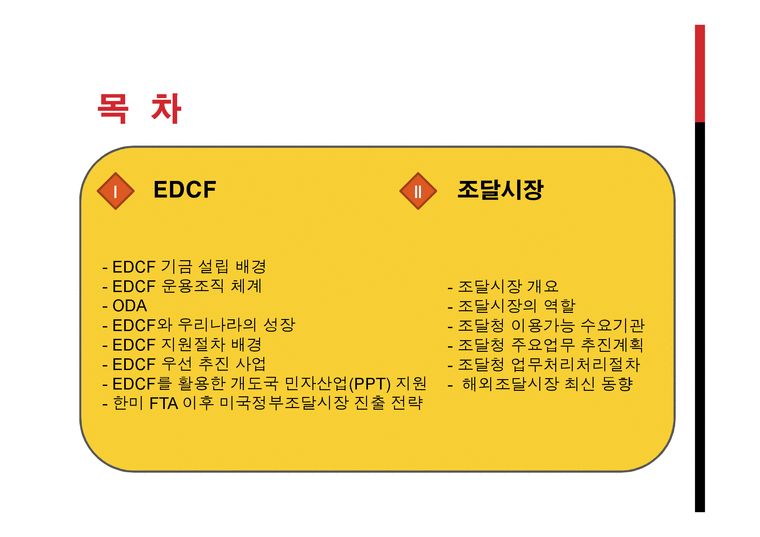 EDCF 및 조달시장 - 개요  역할-2페이지