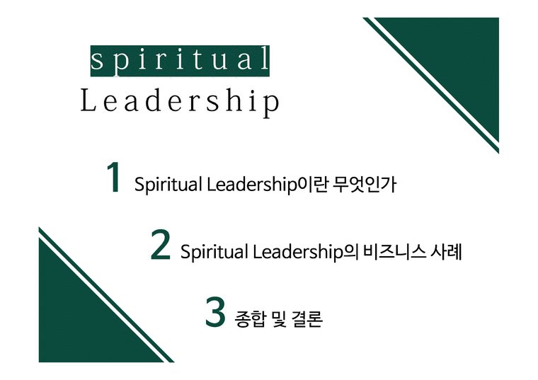 Spiritual Leadership이란 무엇인가 Spiritual Leadership의 비즈니스 사례 The Body Shop-2페이지