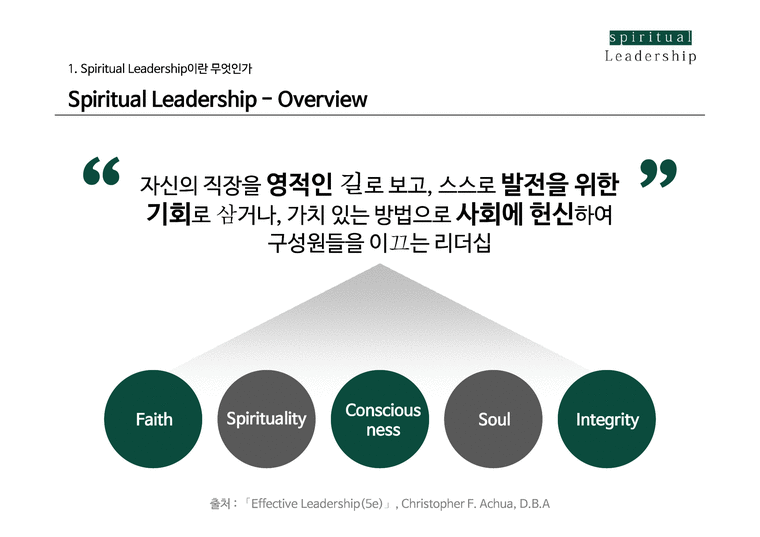 Spiritual Leadership이란 무엇인가 Spiritual Leadership의 비즈니스 사례 The Body Shop-4페이지