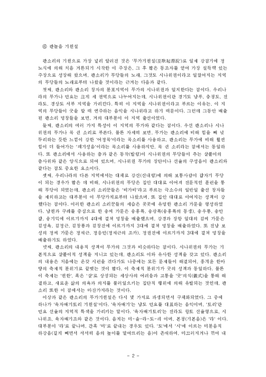 한국민속문학  판소리-2페이지
