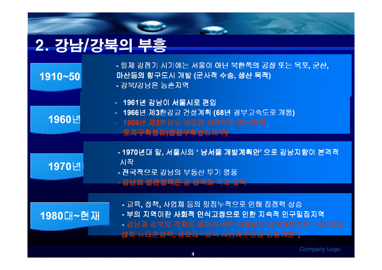 경제학  강남과 강북의 지역 불균형 성장-4페이지