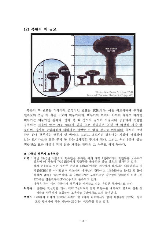 북한  북핵의 대처방안-3페이지