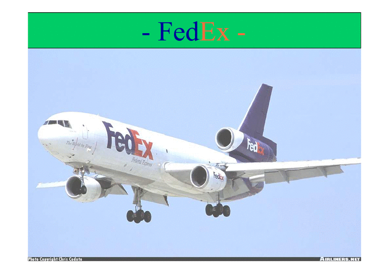 이비즈니스  페덱스 FedEx의 E-business-1페이지