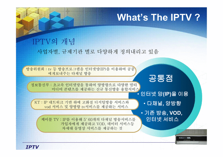 뉴미디어  IPTV 국내 도입과정과 전망-3페이지