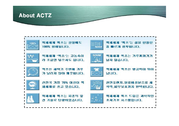 마케팅  피죤 액츠(Actz)의 마케팅과 향후 전략방안-4페이지