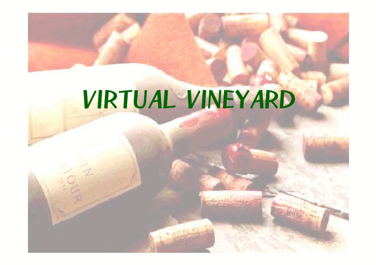 전자상거래  버추얼빈야드(Virtual Vineyard)-1페이지