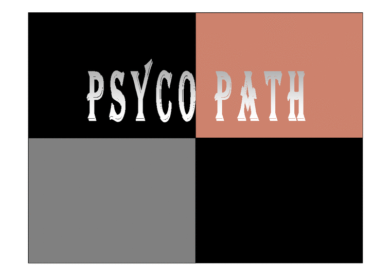심리학  사이코패스 연구분석-1페이지