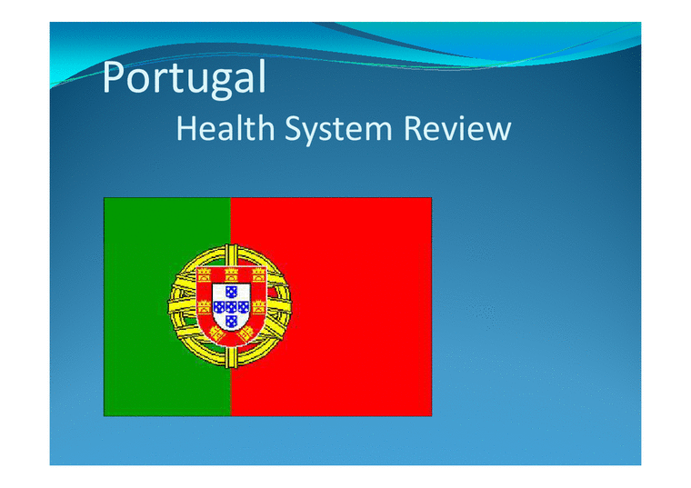 보건행정  포르투갈 의료제도-1페이지