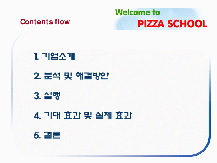 생산관리  Analysis Pizza School(생산과정 프로세스를 중심으로)-2페이지