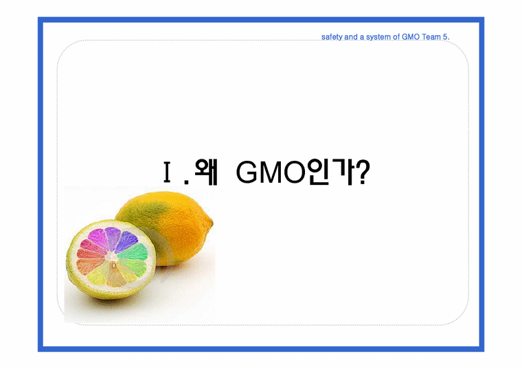 국제식품정책론  GMO의 안전성 및 각국의 제도-3페이지