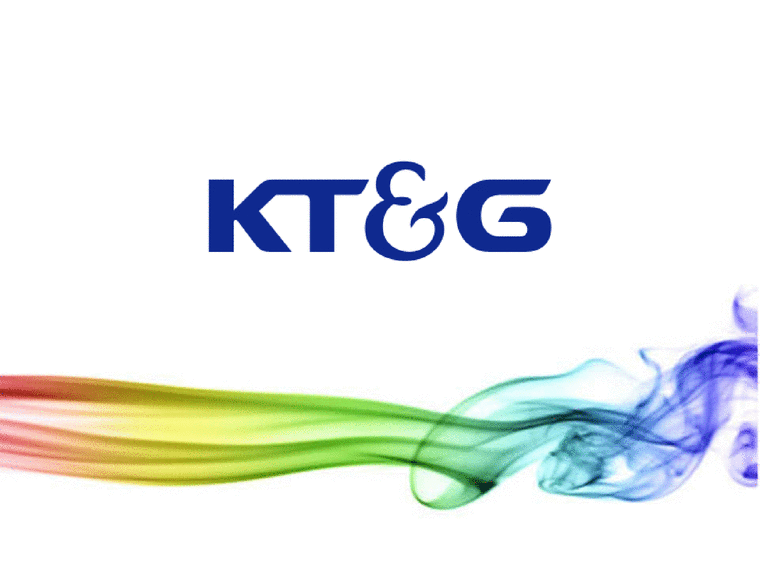 KT&G 기업조사 레포트-1페이지