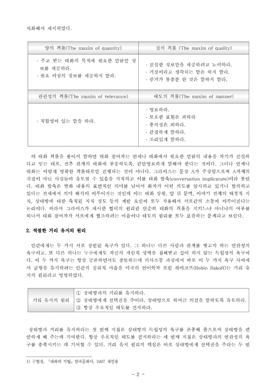 국어화용론  담화 자료 분석 보고서 -KBS `책 읽는 밤` 방송-4페이지