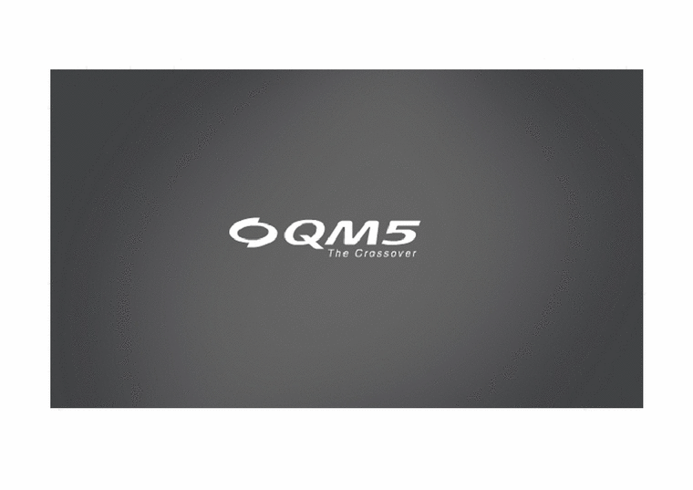 광고론  르노삼성 SUV QM5 광고기획서-1페이지
