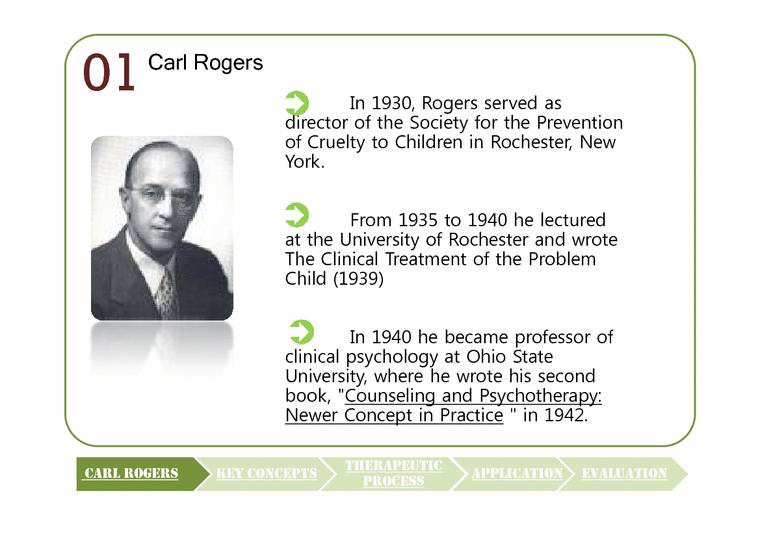상담이론  Carl Rogers의 인간 중심 치료 이론에 관한 고찰(영문)-3페이지