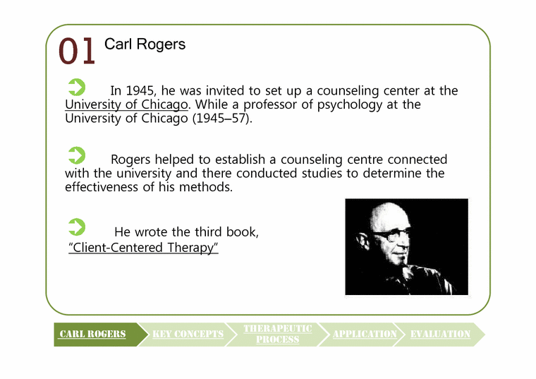 상담이론  Carl Rogers의 인간 중심 치료 이론에 관한 고찰(영문)-4페이지