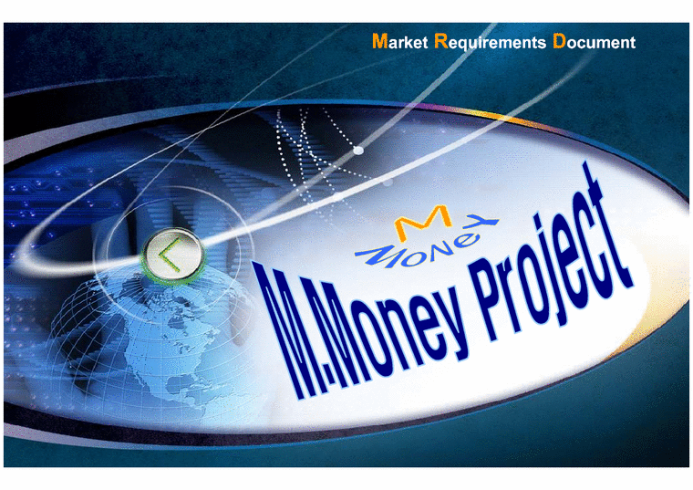 사업계획서  P2P대출서비스 M money 프로젝트-1페이지