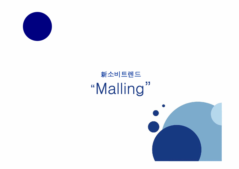 신 소비트렌드  몰링(Malling)-1페이지