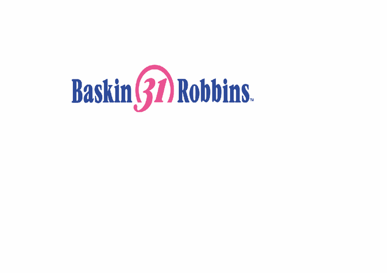 배스킨라빈스(Baskin robbins)마케팅전략과 성공요인-1페이지