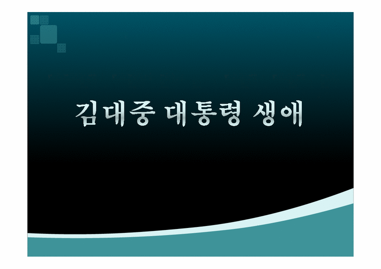 김대중대통령 리더십-3페이지