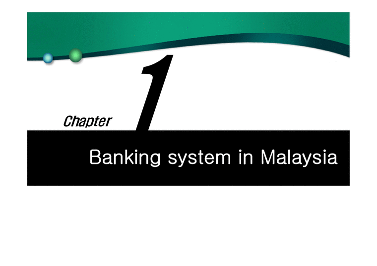 금융시장분석  Malaysia s Banking System-3페이지
