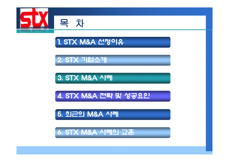 전략경영  STX M&A 사례-2페이지