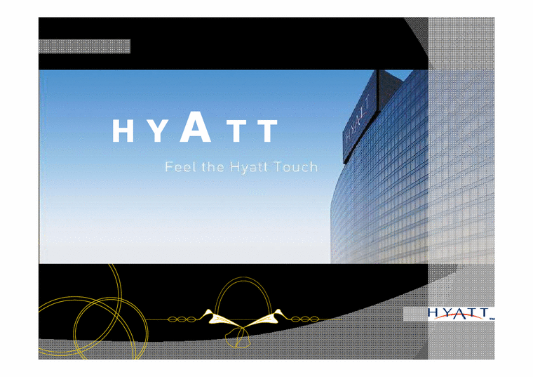 경영학  하얏트호텔(Hyatt) 마케팅 전략(영문)-1페이지