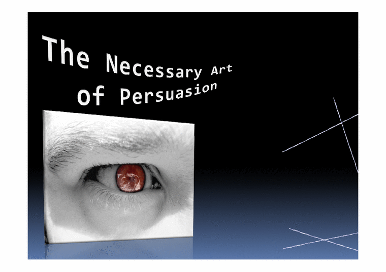인적자원관리  The Necessary Art of Persuasion(영문)-1페이지