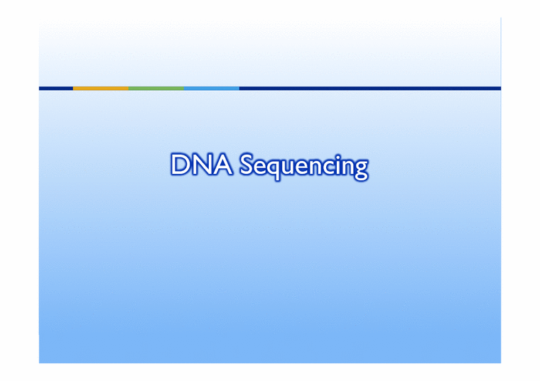 생태학실험  DNA 염가서열결정(DNA Sequencing)-1페이지