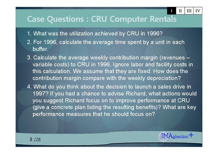 프로세스 공학  case 분석 - CRU computer rentals-3페이지