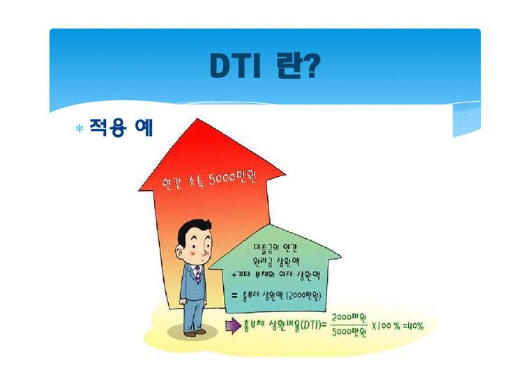 시장경제  DTI(총부채상환비율)정책 분석-4페이지