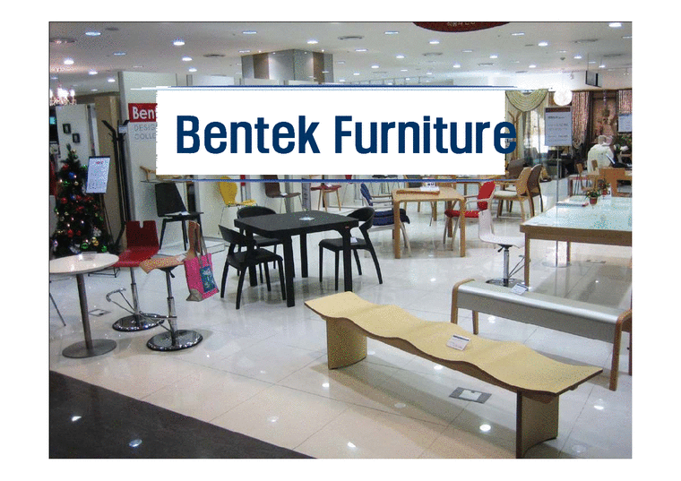 경영학  벤텍퍼니쳐(Bentek Furniture) 리테일마케팅-1페이지