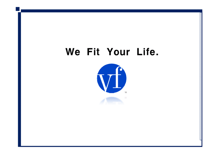국제기업론  VF corporation 성공전략-1페이지
