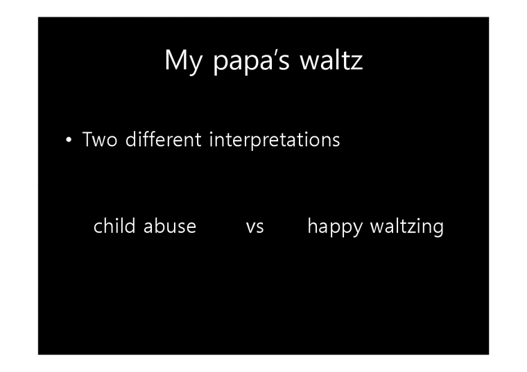 영미시개론  My papa`s waltz-3페이지