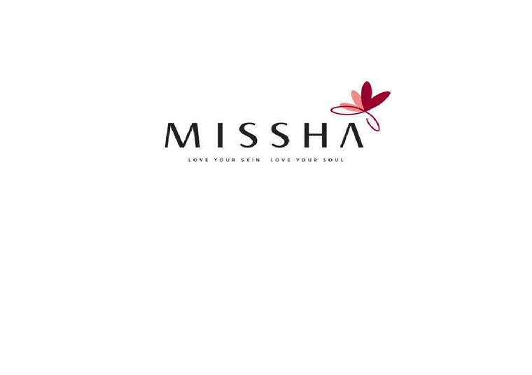 마케팅  미샤의 온라인 마케팅 전략(영문)-1페이지