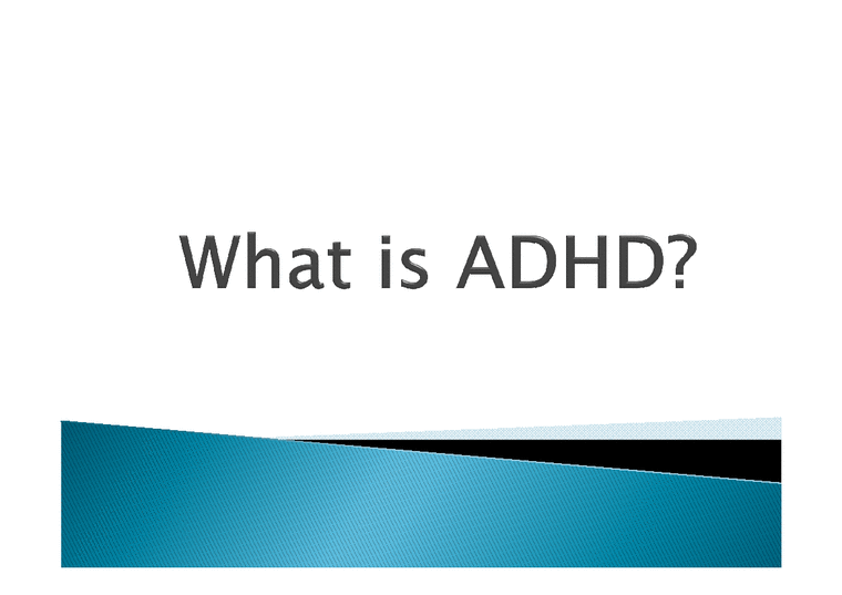 아동복지  ADHD 아동 치료(영문)-1페이지