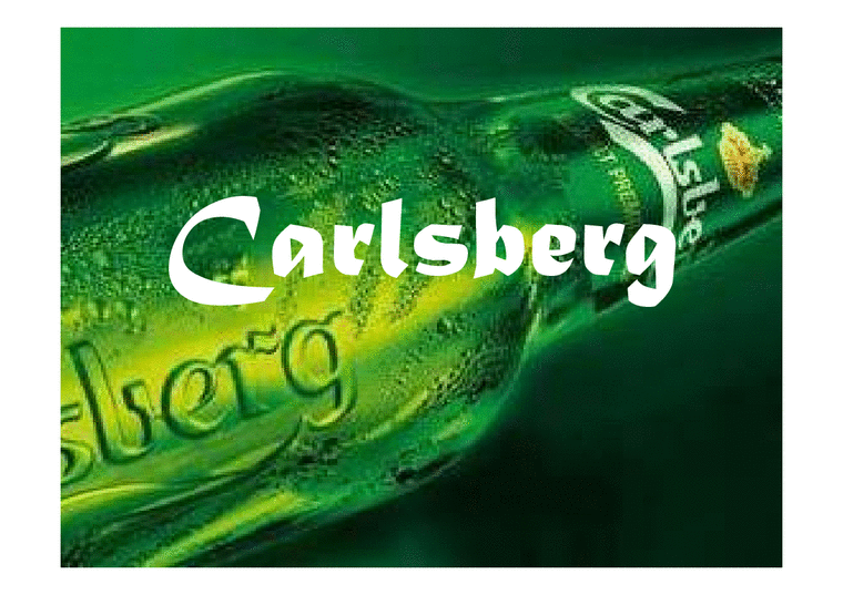 광고와 마케팅  칼스버그 Carlsberg 마케팅분석-1페이지