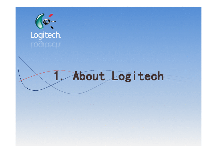 Logitech Operations Management Strategy Logitech 로지텍 마케팅분석 - 경제경영