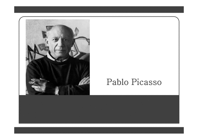 파블로 피카소(Pablo Picasso)-1페이지