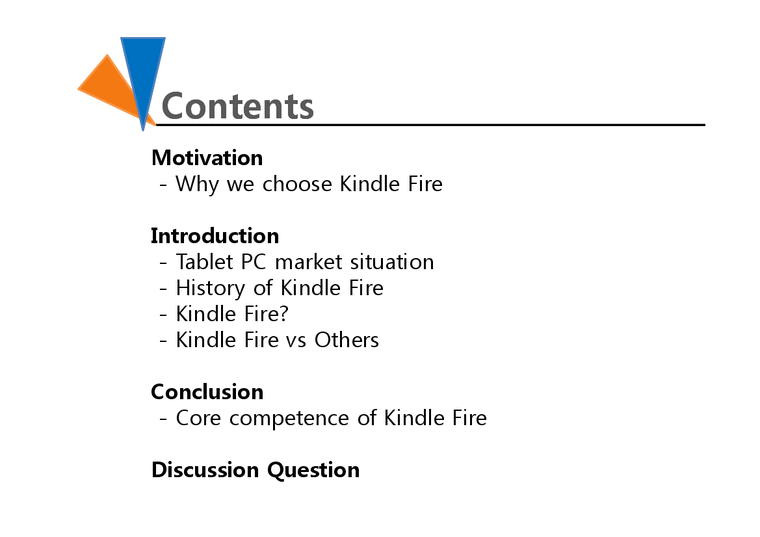 기술경영  킨들 파이어(Kindle Fire) 조사-2페이지