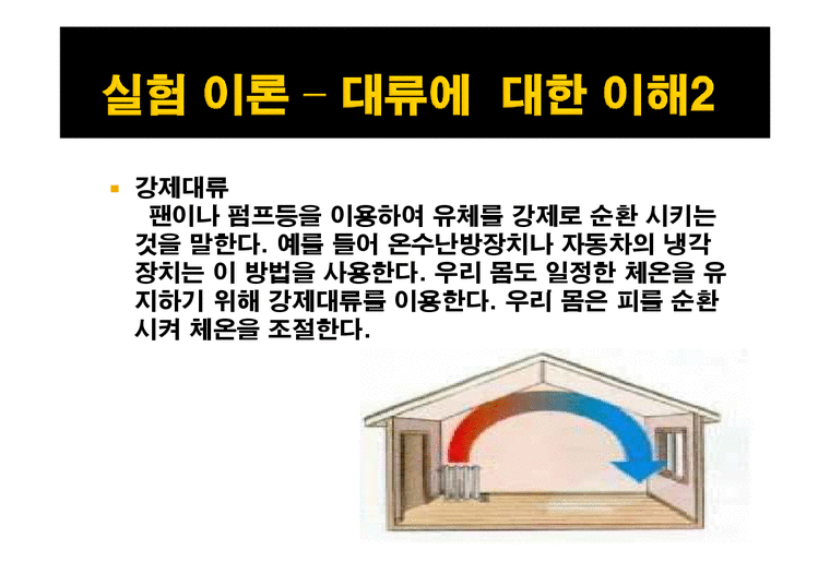 화학공학 자연 강제 대류 실험 - 자연/공학