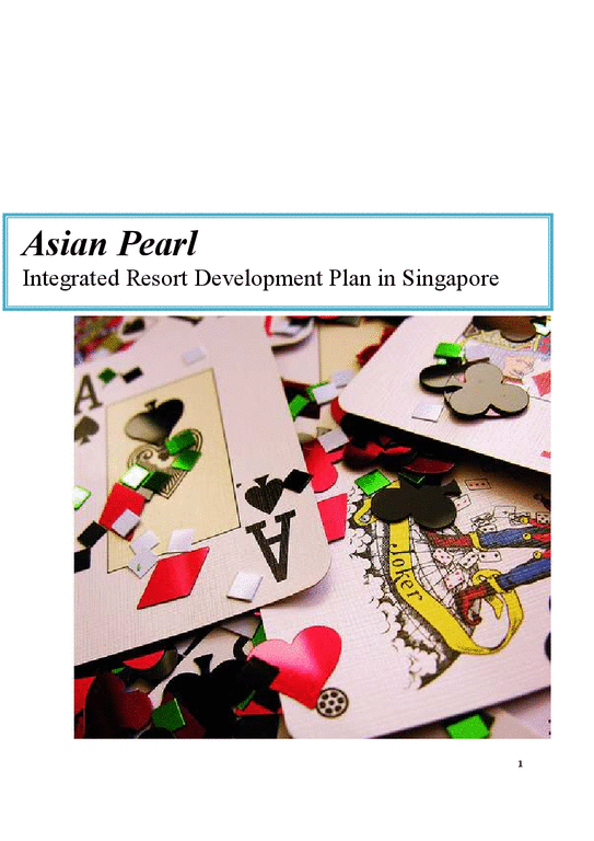 Asian Pearl 마케팅전략(영문)-1페이지