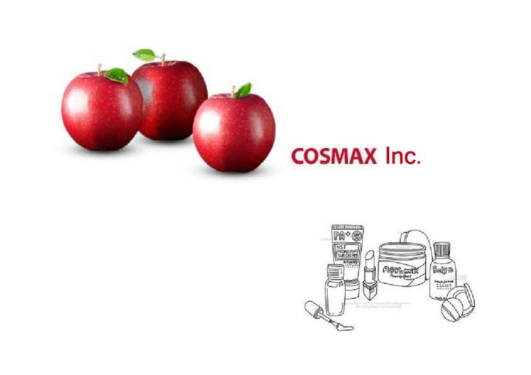cosmax cosmax기업분석 cosmax마케팅전략 영문마케팅 영문기업분석-1페이지