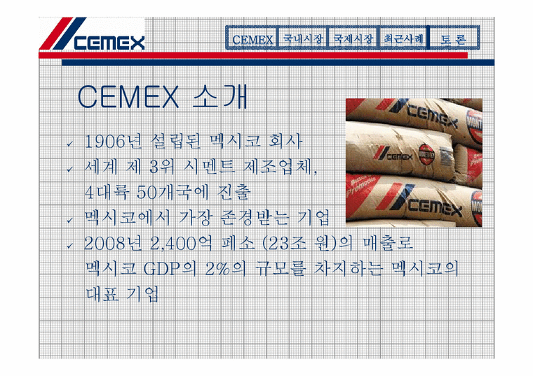 CEMEX의 해외직접투자-3페이지