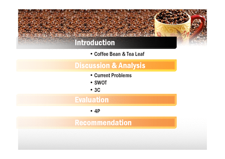 Coffee_Bean 커피빈 브랜드마케팅 서비스마케팅 글로벌경영 사례분석 swot stp 4p-2페이지