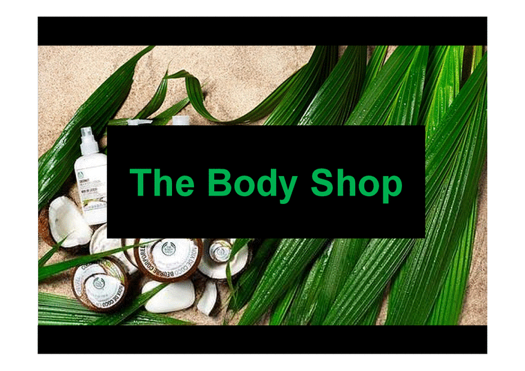 더바디샵(The Body Shop) 화장품시장분석 화장품산업 브랜드마케팅 서비스마케팅 글로벌경영 사례분석 swot stp 4p-1페이지